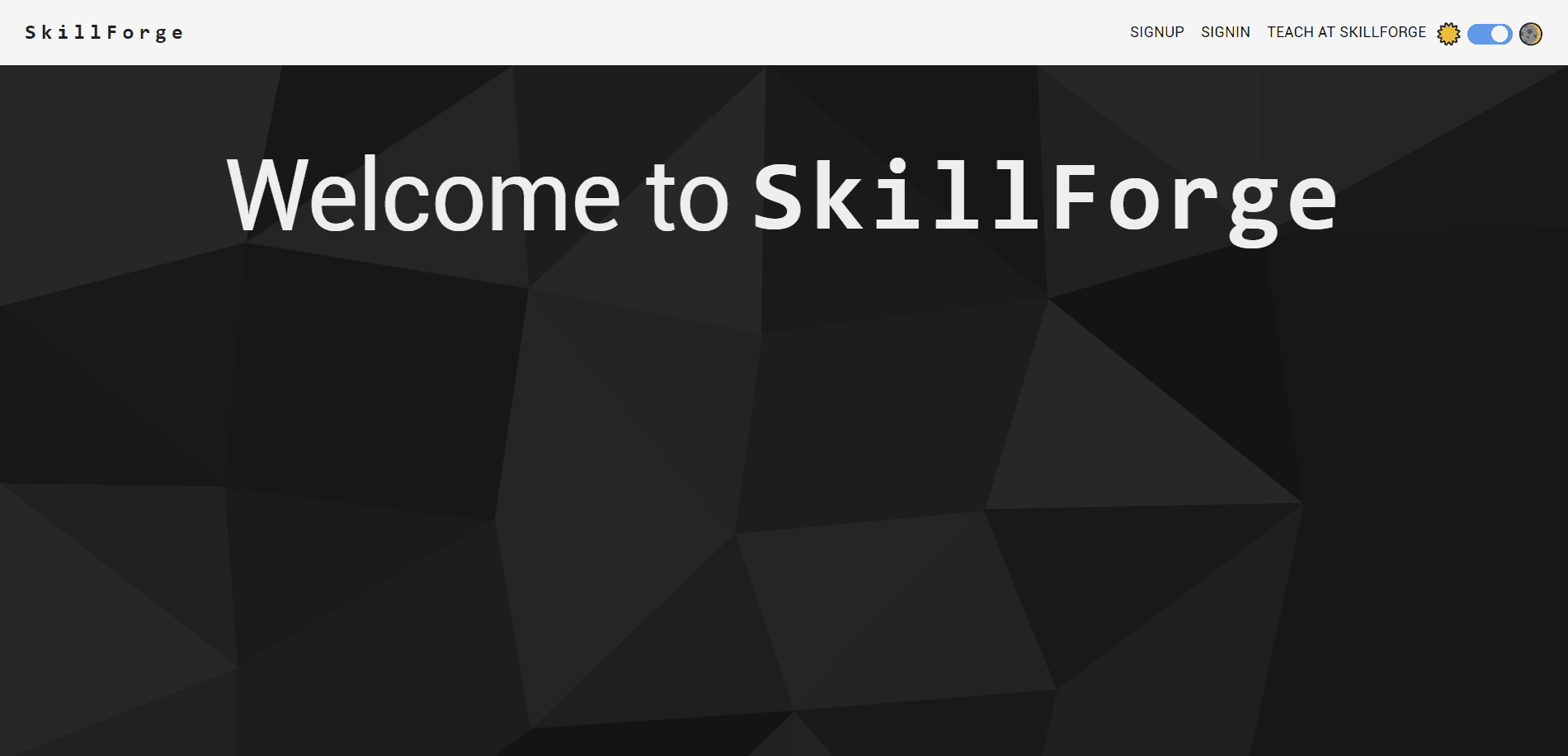 SkillForge - A course selling website